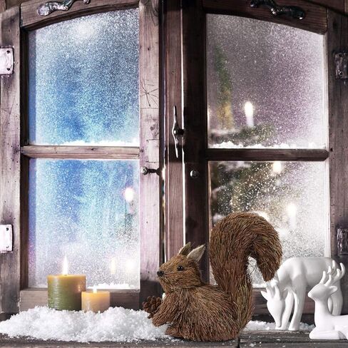 Toddmomy Squirrel Figurine Christmas Squirrel Tabletop Decoration Squirrel with Pine Cone Decor in Saudi Arabia