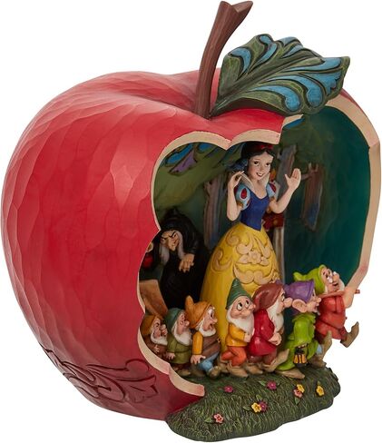 Enesco Disney Traditions by Jim Shore Snow White and The Seven Dwarfs Apple Scene Figurine, 8 Inch, Multicolor in Saudi Arabia