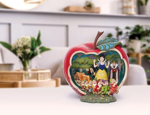 Enesco Disney Traditions by Jim Shore Snow White and The Seven Dwarfs Apple Scene Figurine, 8 Inch, Multicolor in Saudi Arabia