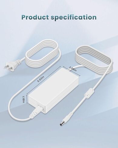 18V Power Cord Replacement for Cricut Maker and Cricut Explore Air 2 Cutting Machine Mini Cake Explore One Create Cricut Maker KSAH1800250T1M2 Plug Cord Replacement Charger Power Supply in Kuwait