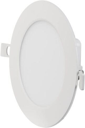 مصابيح LED كهربائية مقاس 6 بوصات من Feit Electric قابلة للتعديل مع صندوق J مدمج، ما يعادل 65 وات، قابلة للتعتيم، 5CCT أبيض قابل للاختيار، 90 CRI، 850 لومن، 4 عبوات، LEDR6XT/ADJ/6WYCA/4 in Kuwait