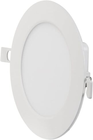 مصابيح LED كهربائية مقاس 6 بوصات من Feit Electric قابلة للتعديل مع صندوق J مدمج، ما يعادل 65 وات، قابلة للتعتيم، 5CCT أبيض قابل للاختيار، 90 CRI، 850 لومن، 4 عبوات، LEDR6XT/ADJ/6WYCA/4 in Kuwait