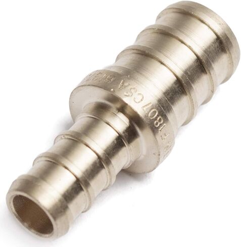 LTWFITTING بدون وصلة تجعيد PEX من النحاس الرصاص مقاس 3/8 بوصة × 1/2 بوصة PEX لتقليل التوصيل (عبوة من 5) in Kuwait