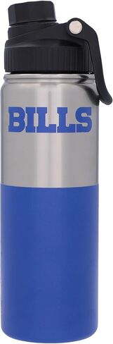 شعار العلامة التجارية بافالو بيلز 21 أونصة. زجاجة ملتوية من الفولاذ المقاوم للصدأ in Kuwait