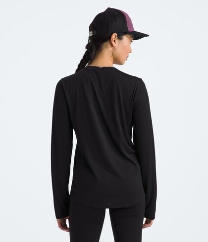 تي شيرت نسائي طويل الأكمام من THE NORTH FACE (مقاس قياسي وحجم كبير)، TNF أسود، X-Large in Saudi Arabia