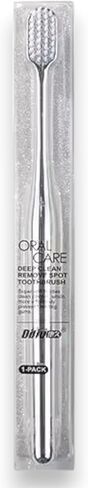Women's Luxury Soft Bristles Toothbrush - Silver, BPA Free, Ultra Soft Bristles, Elegant Design, Perfect for Gentle Oral Care in Saudi Arabia