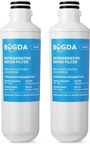 BOGDA مناسب لفلتر المياه lt1000p L-G ADQ74793501، استبدال فلتر المياه lt1000p/pc/pcs، ADQ75795105، LFXC24796S، ADQ747935، LRFXC2416S، LRFVS3006S، فلتر هواء LT-120F، 2 مرشحات in Saudi Arabia