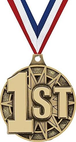 Crown Awards 2" First, Second, and Third Place Achievement Medals Prime in Saudi Arabia