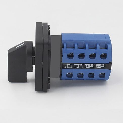 1Pcs Universal Changeover Selector Switch, Power Transfer Switch, 4 Positions 16 Terminals, LW26-20 1-4/4 380V 20A Motor, Water Pump Generators, Rotary Cam Selector in Kuwait