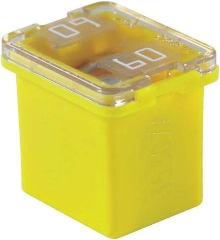 Bussmann FMX-60LP MAXI Fuse (أنثى منخفضة "ضربة بطيئة" - 60 أمبير (أصفر))، حزمة واحدة in Saudi Arabia