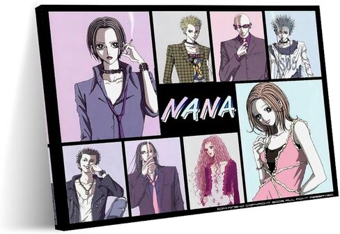 Rbvzzsw Japanese Anime Nana Art Poster (2) Canvas Art Wall Poster Printing Office Bedroom Aesthetic Poster 20x16inch(50x40cm) Unframe-style in Saudi Arabia