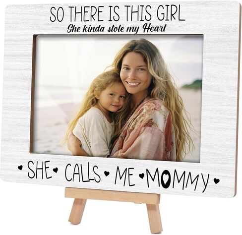 Picture Frames 4x6, Mothers Day Birthday Gifts for Mom, Best Mom Ever Gifts Wood Photo Frames for Mommy, Mom and Son Gifts Home Desk Table Decor (A09) in Kuwait