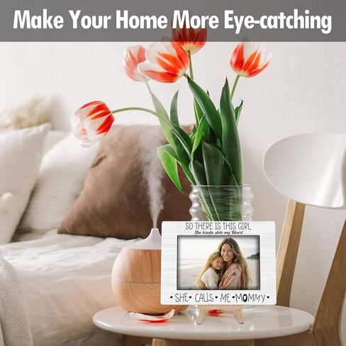 Picture Frames 4x6, Mothers Day Birthday Gifts for Mom, Best Mom Ever Gifts Wood Photo Frames for Mommy, Mom and Son Gifts Home Desk Table Decor (A09) in Kuwait