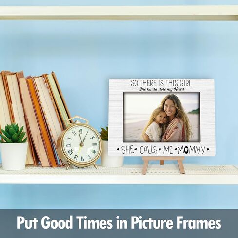 Picture Frames 4x6, Mothers Day Birthday Gifts for Mom, Best Mom Ever Gifts Wood Photo Frames for Mommy, Mom and Son Gifts Home Desk Table Decor (A09) in Kuwait