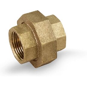 CSVO0100 1 Inch Union for 125 Lb Applications, with Female Threaded Connects Two Pipes, Brass Construction, Higher Corrosion Resistance Economical & Easy to Install, 15