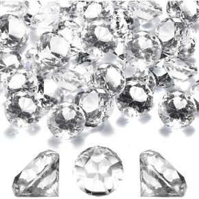 Acrylic Diamond Large Gems Pirate Round Treasure Toy Gems Colorful Treasure Round Gemstones Diamond Shaped Gemstones Large Acrylic Gems for Home Table Scatters Vase Fillers Party Decoration in Kuwait