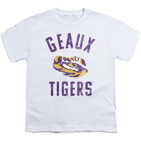 Louisiana State University LSU Official Tigers Logo Youth Kids Boy/Girls T Shirt