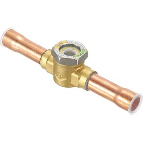 PATIKIL Sight Glass, 3/8 x 3/8 Sweat Universal Liquid Moisture Indicator Soldering for Air Conditioning HVAC Refrigeration