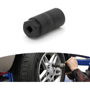 1 Pack Car Lug Nut Key, Socket Key Tool, Automobile Modification Accessories, Universal for Most Cars, Trucks and Vans (Black #6 Slots)