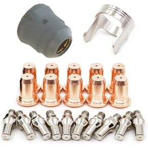 22pcs IPT-60 PT-60 IPT-40 PT40 Plasma Cutting Torch Tip Electrode Shield Cap Stand Off