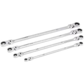 GEARWRENCH 6 Piece 90-Tooth 12 Point Metric GearBox Double Flex Ratcheting Wrench Set | 86830
