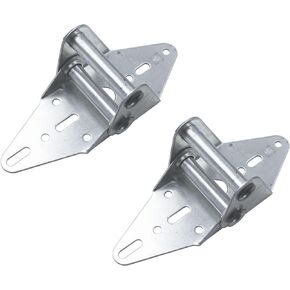 Garage Door Hinges with Mounting Bolts, Heavy Duty #6 Door Hinges with Galvanized Finish for Residential/Light Commercial Garage Door Replacement （2 Pack）