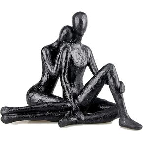 Large Couple Sculpture Passionate Love Figurine and Statue Valentine's Day Wedding for Her