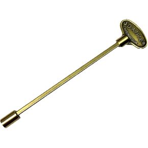Dante Products 8" Universal Gas Valve Key, Antique Brass