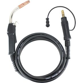 250 Amp MIG Torch Compatible with Lincoln/Tweco - 12 Feet Cable - Two-Pin Signal Connector
