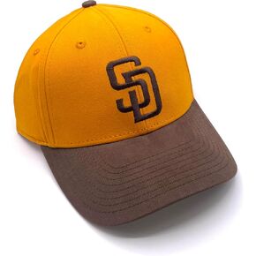Officially Licensed San Diego MVP Two-Tone Baseball Hat Classic Team Logo Adjustable Embroidered Cap