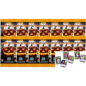 مجموعة بطاقات تداول كرة القدم من بانيني سكور 2024 لعيد الهالوين مكونة من 14 حزمة | تتضمن مقتنيات إصدار الهالوين الحصرية (42 - بطاقة) in Kuwait