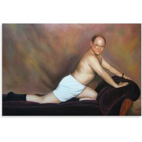 George Poster Costanza‘s Sofa Poster Decorative Painting Canvas Wall Art Living Room Posters Bedroom Painting 12x18inch(30x45cm)