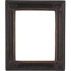 Museum Collection Gothic Ornate Picture Frame - 12x16, Black Gold Oil Painting Frames | Closed Corner High-End Antique Style Frames | Open Back Frames with No Glass or Backing