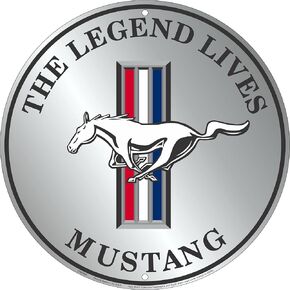 HangTime Ford Mustang the Legend Lives Sign