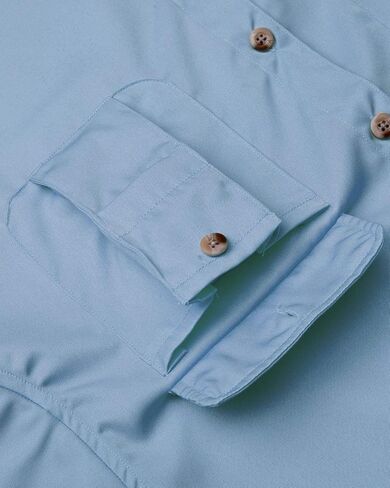 Alimens & Gentle Men's Fishing Shirt Short Sleeve Summer Breathable Outdoor Casual Button Down Shirt in Saudi Arabia