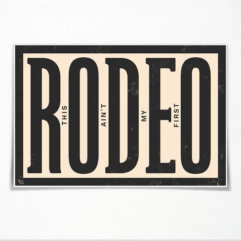 غير تقليدي كبير Howdy جدار الفن الغربي الحديث ديكور أبيض وأسود جنوب غرب البلاد مزرعة علامة ملصق صورة قماش طباعة بساطتها العصرية مزرعة غرفة المعيشة 12x8 بوصة غير المؤطرة in Saudi Arabia