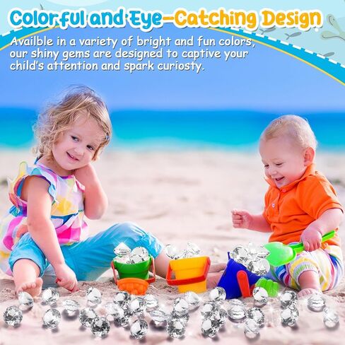 Acrylic Diamond Large Gems Pirate Round Treasure Toy Gems Colorful Treasure Round Gemstones Diamond Shaped Gemstones Large Acrylic Gems for Home Table Scatters Vase Fillers Party Decoration in Kuwait