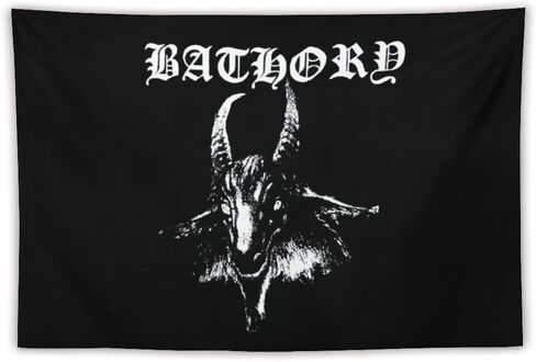 Bathory Tapestry Wall Art Tapestries Hanging for Bedroom Home College Dorm Room Decor Poster Banner Flag 40×60 inches in Saudi Arabia