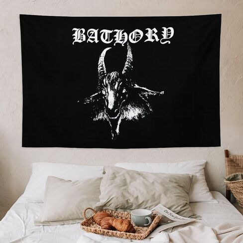 Bathory Tapestry Wall Art Tapestries Hanging for Bedroom Home College Dorm Room Decor Poster Banner Flag 40×60 inches in Saudi Arabia