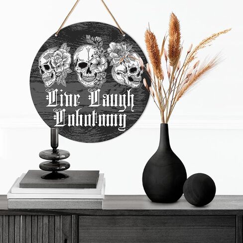 Muktoujaumai Witch Sign Decor, Witchy Hanging Sign Decor Rustic Wall Decorations Magic Witchcraft Sign for Gothic House, Living Room, Housewarming Gift for New House Home Wicca in Saudi Arabia