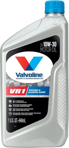 زيت محرك فالفولين VR1 Racing الاصطناعية SAE 10W-30، 1 كيو تي، علبة 6 in Saudi Arabia