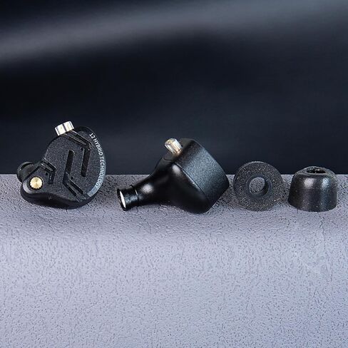 KZ ZS10 Pro Noise Cancelling Monitor Headphones,4BA+1DD 5 Driver in-Ear HiFi Metal Earphones with Stainless Steel Faceplate, 2 Pin Detachable Cable(Meteor Blue, without Mic) in Kuwait