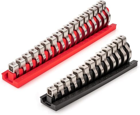 TEKTON 3/8 Inch Drive Crowfoot Wrench Set with Rack, 13-Piece (5/16-1 in.) | WCF95101 | Made in USA in Kuwait