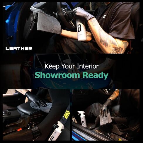 No.7 Interior Cleanse - All in One Car Interior Cleaner and Odor Eliminator – Prevents Lint and Static | Apply on Leather, Plastic and Fabric (16.91oz) in Saudi Arabia