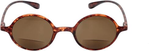 Calabria 721SB Flexie Round Bifocal Sunglasses Men Women Reading Sunglass Bi-Focal Readers Flexible Slim Lightweight Durable in Kuwait