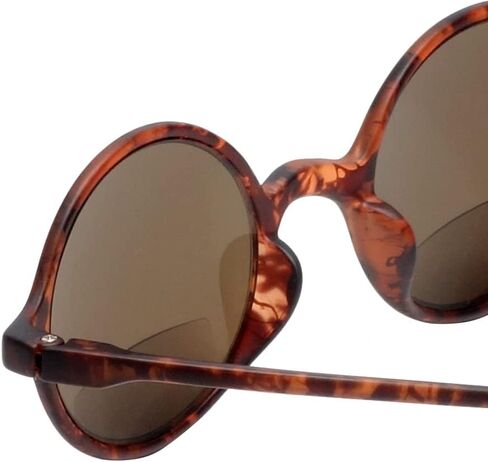 Calabria 721SB Flexie Round Bifocal Sunglasses Men Women Reading Sunglass Bi-Focal Readers Flexible Slim Lightweight Durable in Kuwait