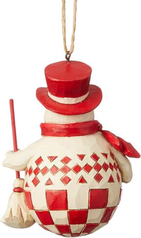 Enesco Jim Shore Heartwood Creek Nordic Noel Snowman زينة معلقة، 3.5 بوصة، متعددة الألوان in Saudi Arabia