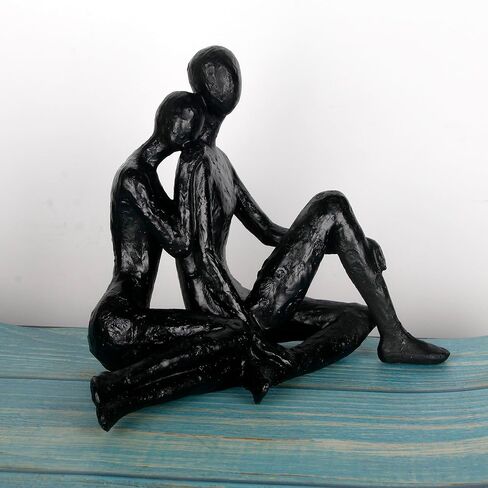 Large Couple Sculpture Passionate Love Figurine and Statue Valentine's Day Wedding for Her in Saudi Arabia