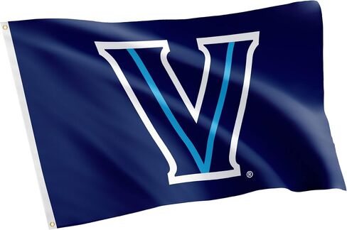 لافتات علم جامعة صبار الصحراء فيلانوفا VU Wildcats لافتات 100% بوليستر للاستخدام الداخلي والخارجي 3 × 5 أقدام (النمط 1) in Saudi Arabia