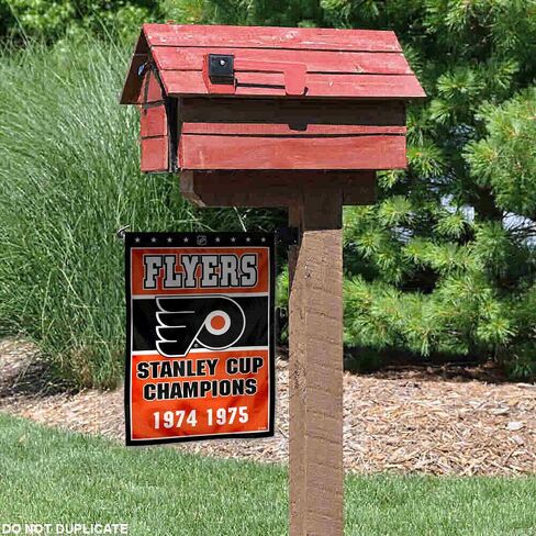 WinCraft Philadelphia Flyers 2 Time Stanley Cup Champions Double Sided Garden Flag in Saudi Arabia